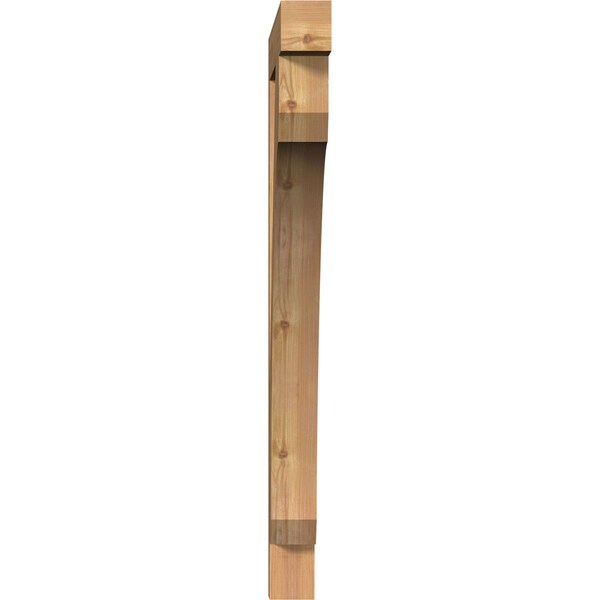 Legacy Block Smooth Bracket, Western Red Cedar, 3 1/2W X 32D X 44H